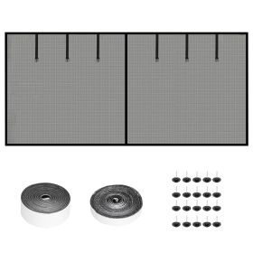 16x7FT Magnetic Garage Door Screen Two Car Garage Screen Mesh Fiberglass Garage Net With Magnetic Closure 6 Buckle Straps For Two Cars (Option: 16X7FT)