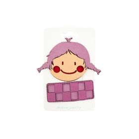 Sweet Girl Hairpin Set-Purple 3909 (Option: 6926398643909)